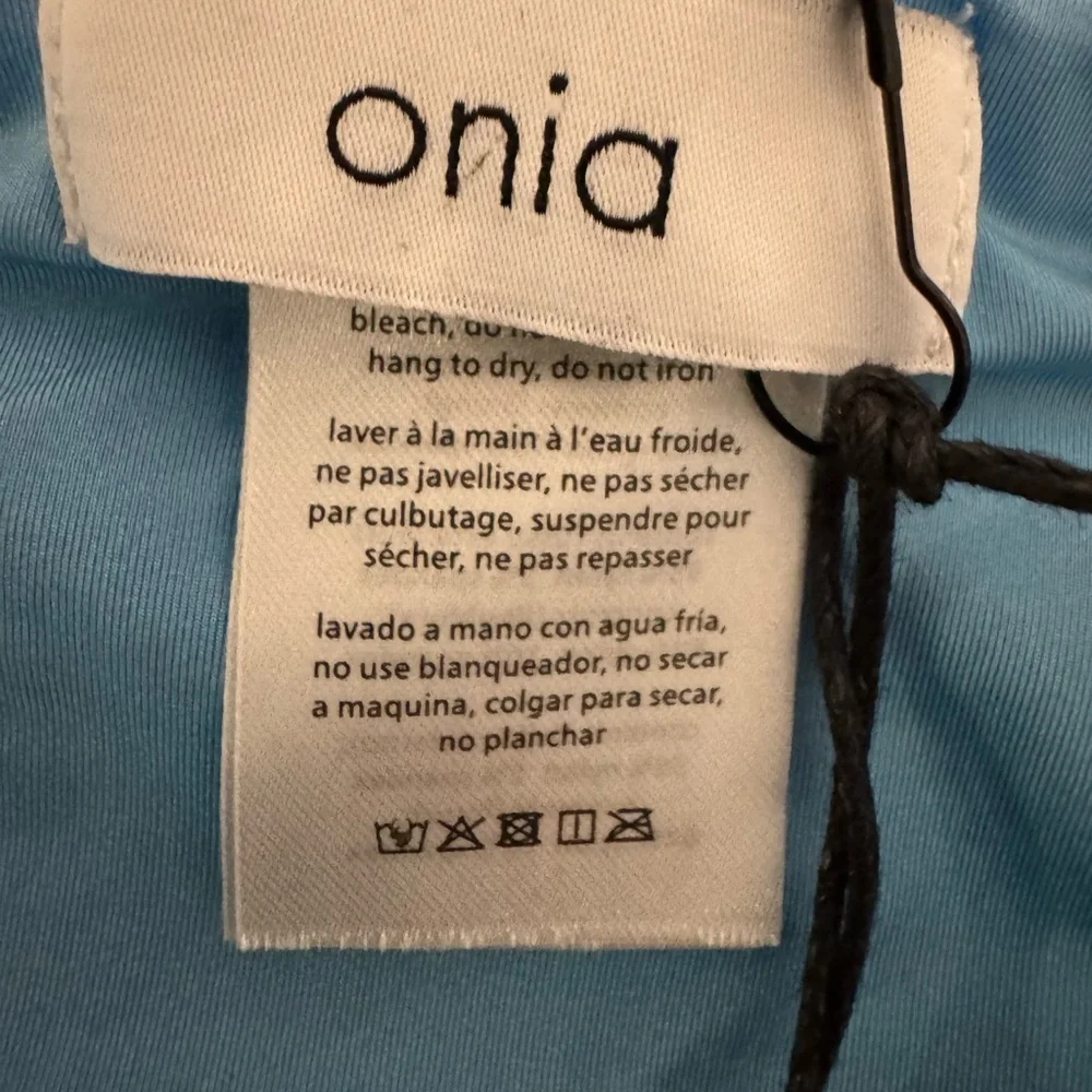 ONIA Lily striped mid-rise bikini briefs